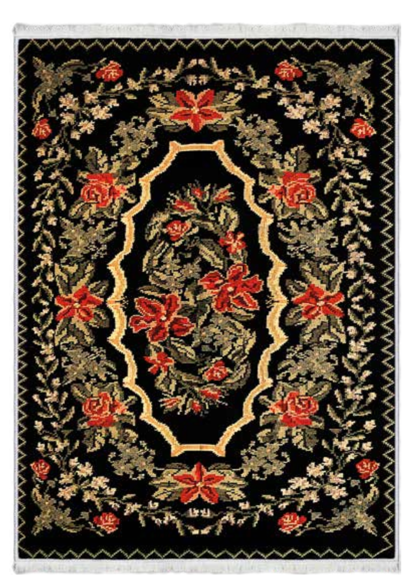 Vintage Kilim Tarzı Geometrik Halı | K-136