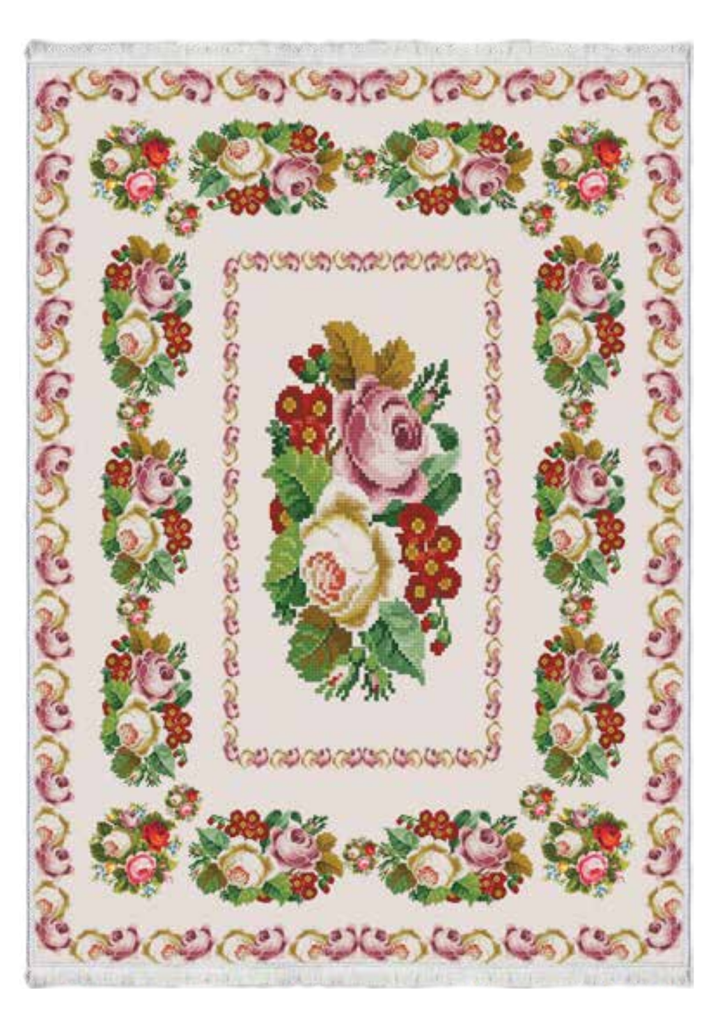 Vintage Kilim Desenli Dekoratif Halı | K-135