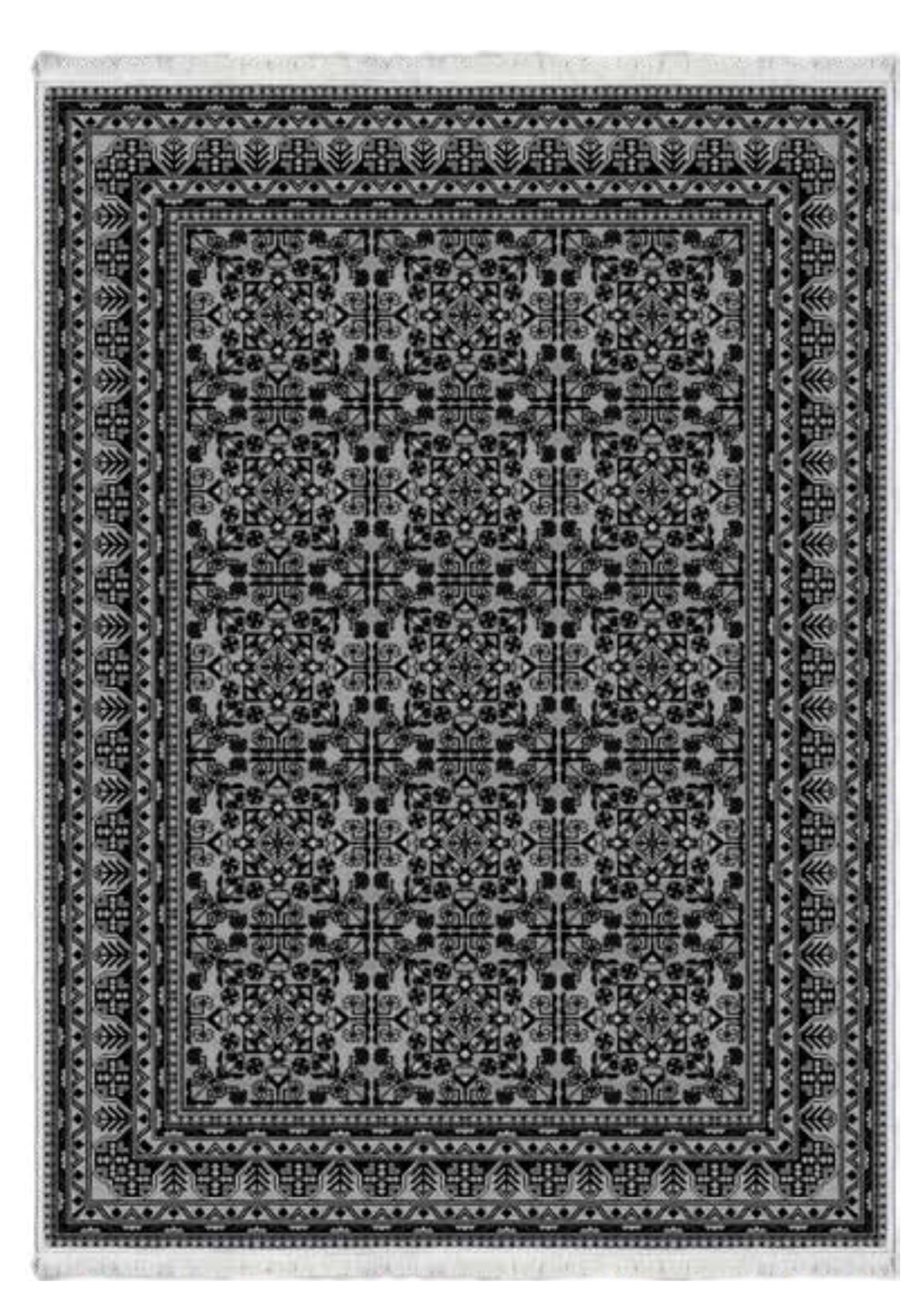 Çok Renkli Tribal Desenli Halı | FM-2430