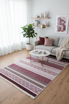 Nötr Tonlu Modern İskandinav Halısı | FM-2414