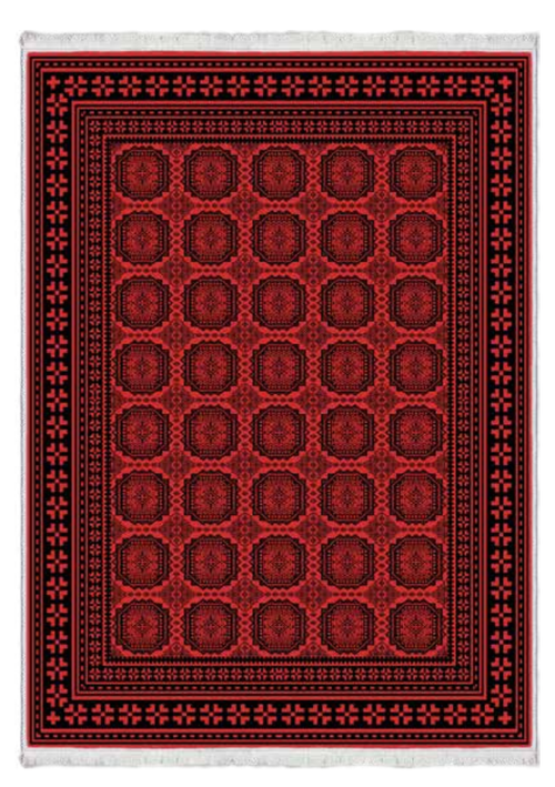 Geometrik Desenli Geleneksel Halı | FM-2429