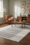 Modern İskandinav Motifli Salon Halısı | FM-2491