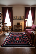 Soluk Tonlu Vintage Desenli Halı | FM-2357