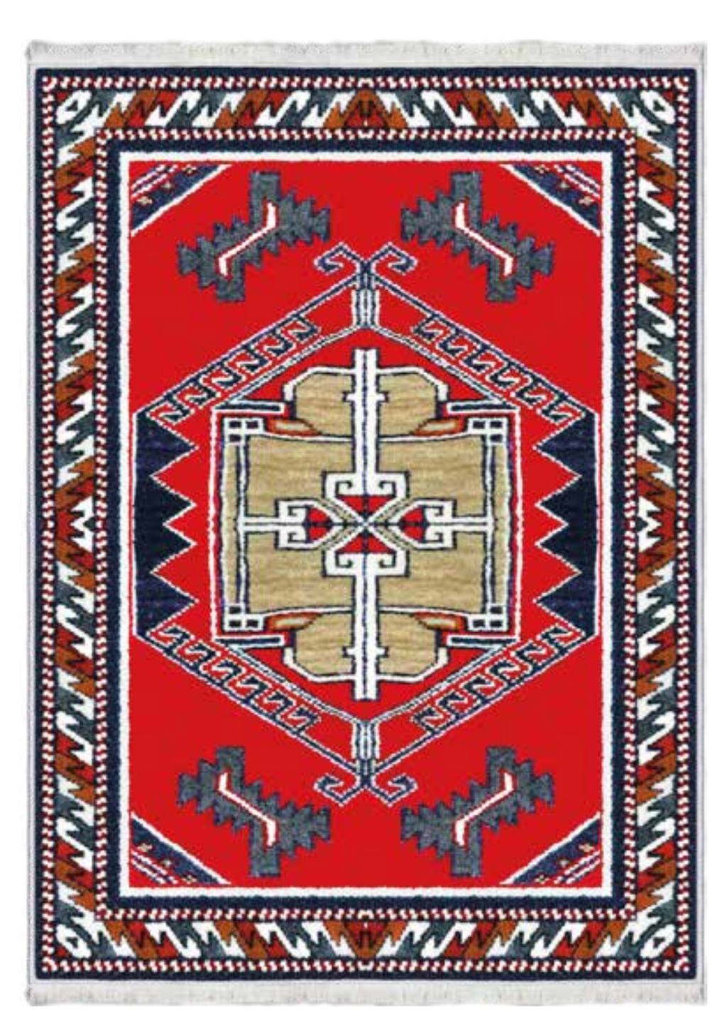 Antika Görünümlü Tribal Vintage Halı | FM-2433