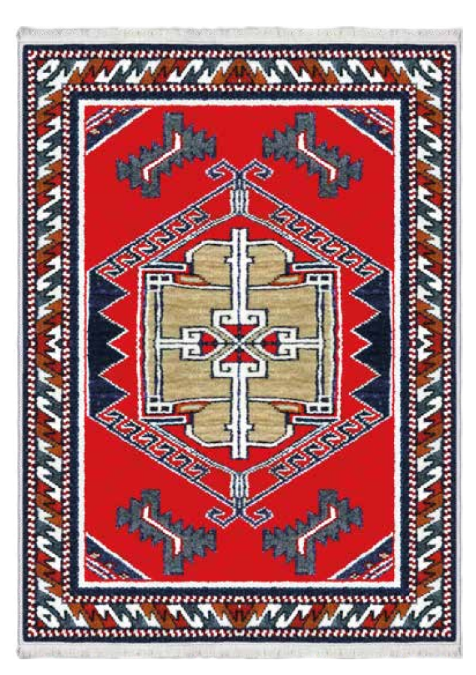 Antika Görünümlü Tribal Vintage Halı | FM-2433
