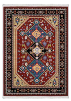 Vintage Tarzı Geometrik Desenli Halı | FM-2406