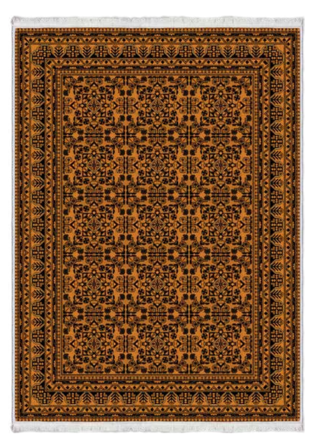 Tribal Motifli Dekoratif Halı | FM-2431