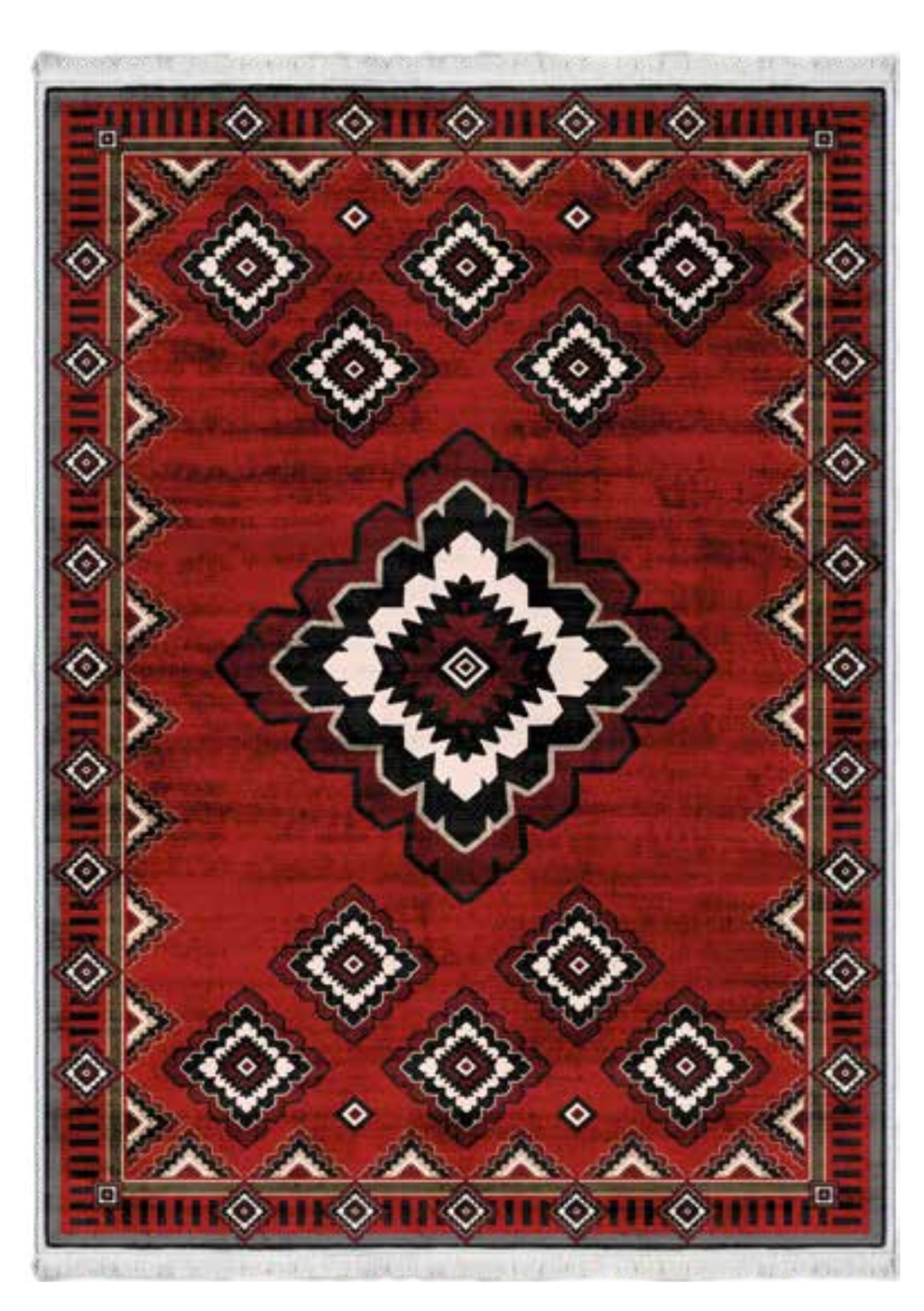 Toprak Tonlu Vintage Dokuma Halı | FM-2404