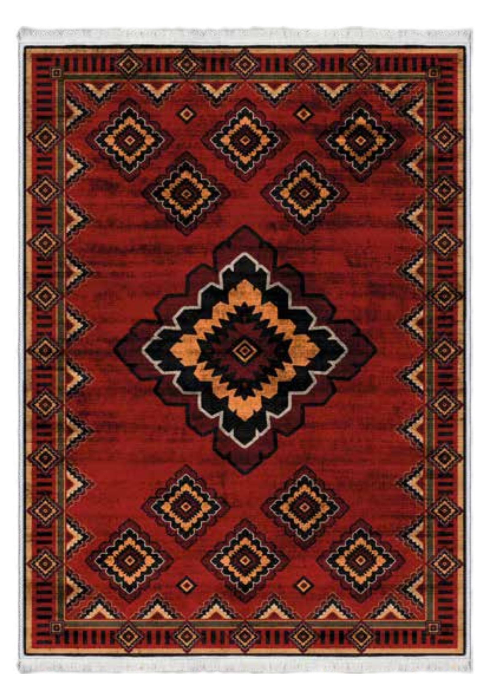 Klasik Motifli Vintage Stil Halı | FM-2405