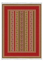 Boho Tarzı Vintage Desenli Salon Halısı | FM-2358