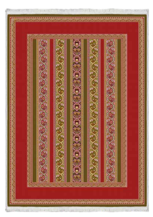 Boho Tarzı Vintage Desenli Salon Halısı | FM-2358