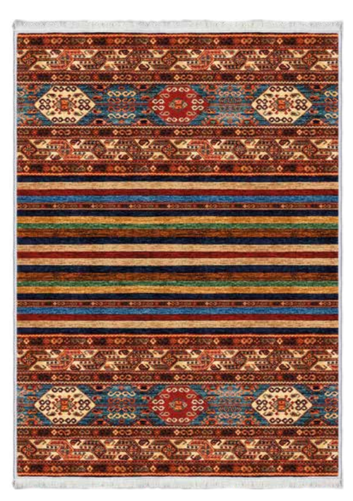 Çok Renkli Etnik Desenli Halı | FM-2553