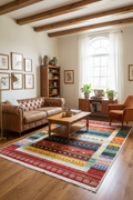 Etnik Kilim Motifli Desenli Halı | K-263