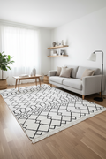 Fas Tarzı Geometrik Desenli Halı | FM-2554