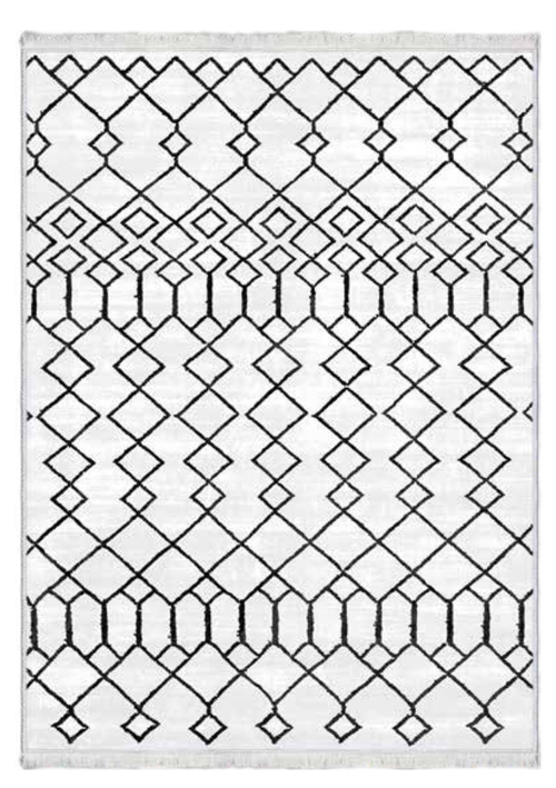 Fas Tarzı Geometrik Desenli Halı | FM-2554