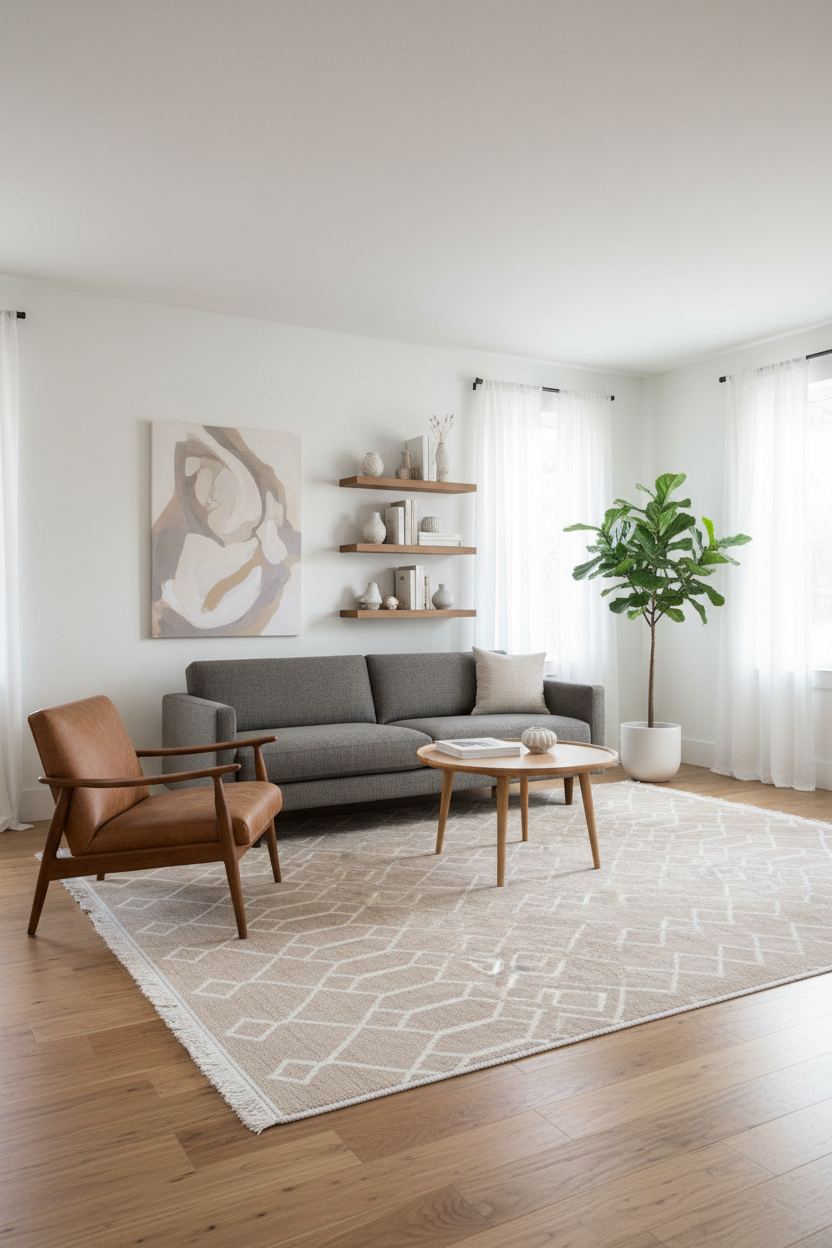 Marakeş Esinli Renkli Halı | FM-2551