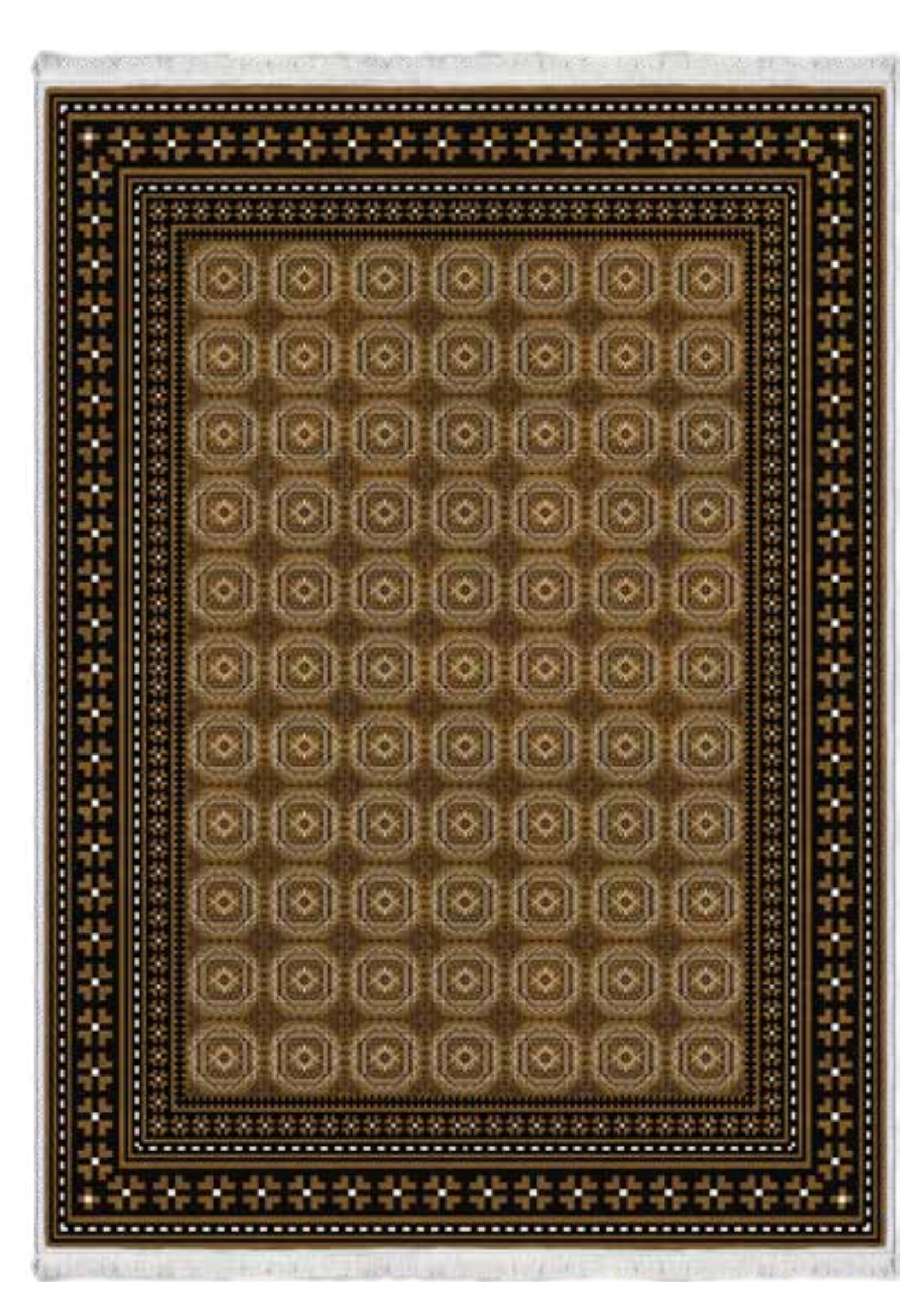 Boho Tarzı Tribal Halı | FM-2426