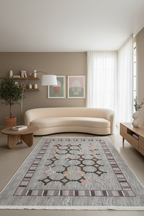 Yatay Çizgili Modern Halı | FM-2434